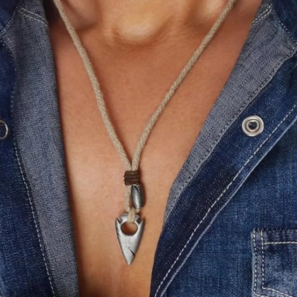 Men's Arrowhead Pendant Necklace – Ocean Hunters Collection